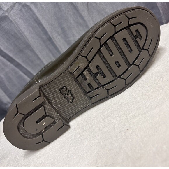 Coach Signature C Women’s Rubber Rain Boots Dark Olive Black Size 8 - Picture 5 of 12